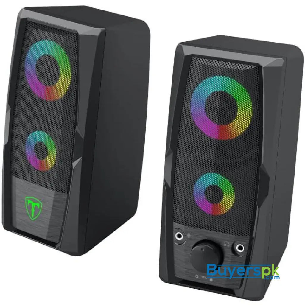 T-dagger Matrix T-tgs550 2 X 3w | 3.5mm | Rgb Speakers – Black - Speaker Price in Pakistan T-dagger Matrix T-tgs550 2 X 3w | 3.5mm | Rgb Speakers – Black - Speaker Price in Pakistan